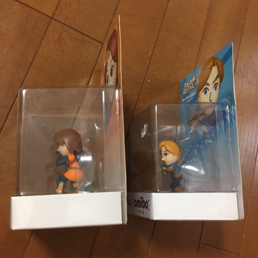 amiibo MII射撃タイプ，剣術タイプ(大乱闘スマッシュブラザーズ