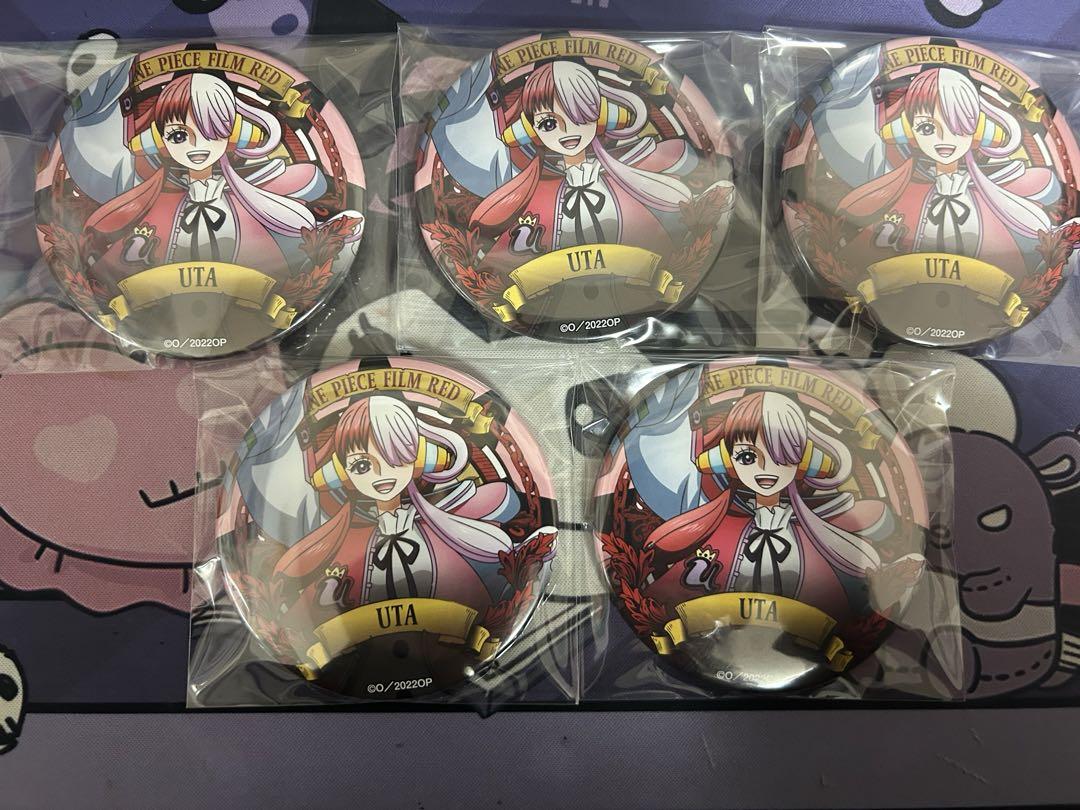 ONEPIECE ワンピース ウタ アルティメットクルー缶バッジ