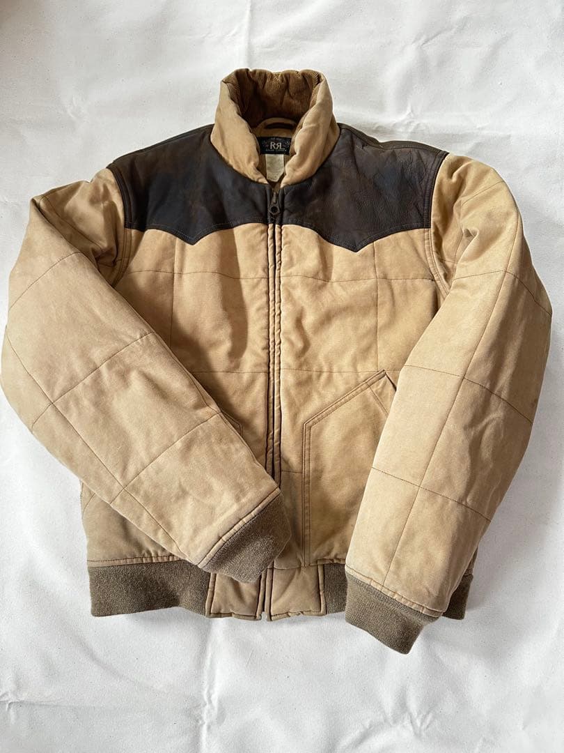 RRL レザーヨーク　オイルクロスジャケット