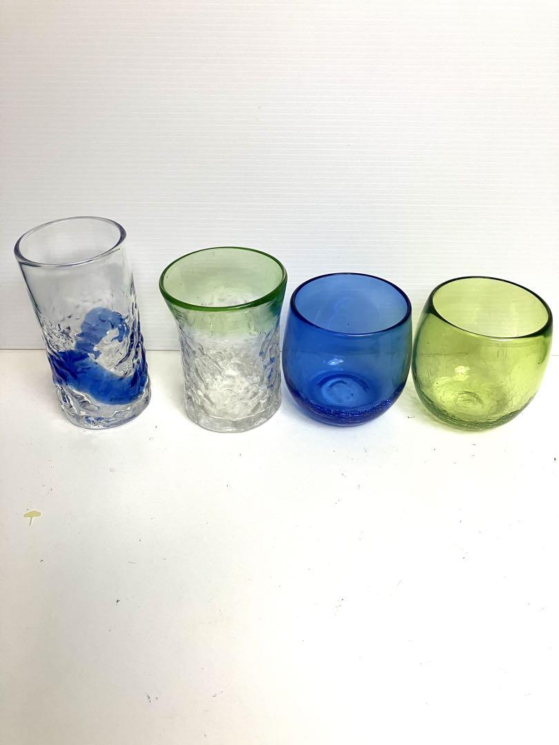 琉球ガラスグラス4個