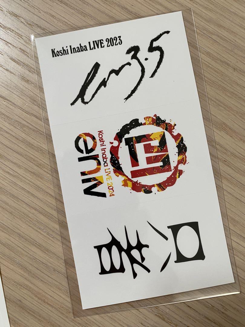 稲葉浩志サイン( enⅣ会場CD購入特典)