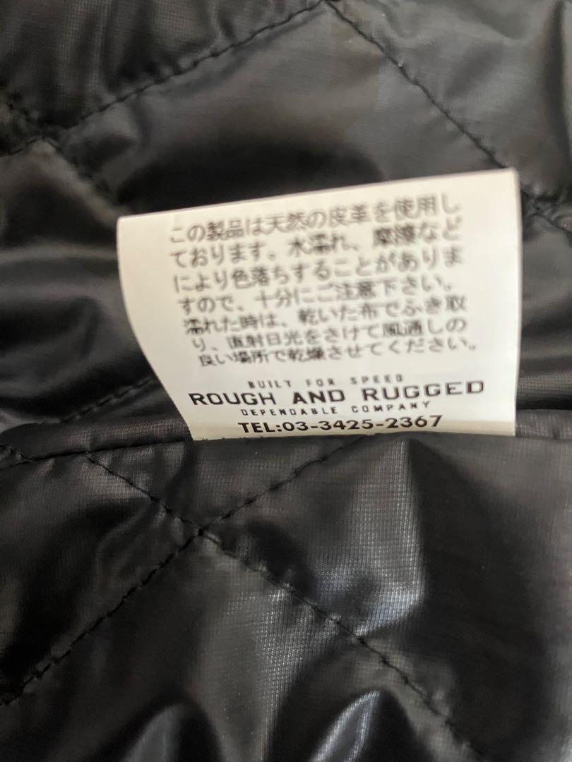 ROUGH AND RUGGED ラフアンドラゲッド ダブルライダースジャケット