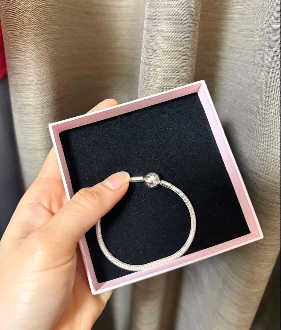 Pandora シルバーバングル 調整可能