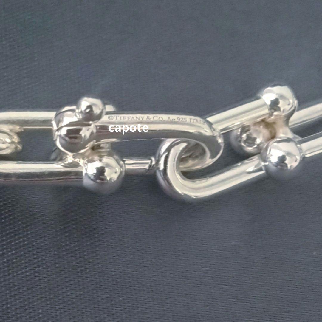 Tiffany ティファニー ハードウェア リンクネックレス シルバー