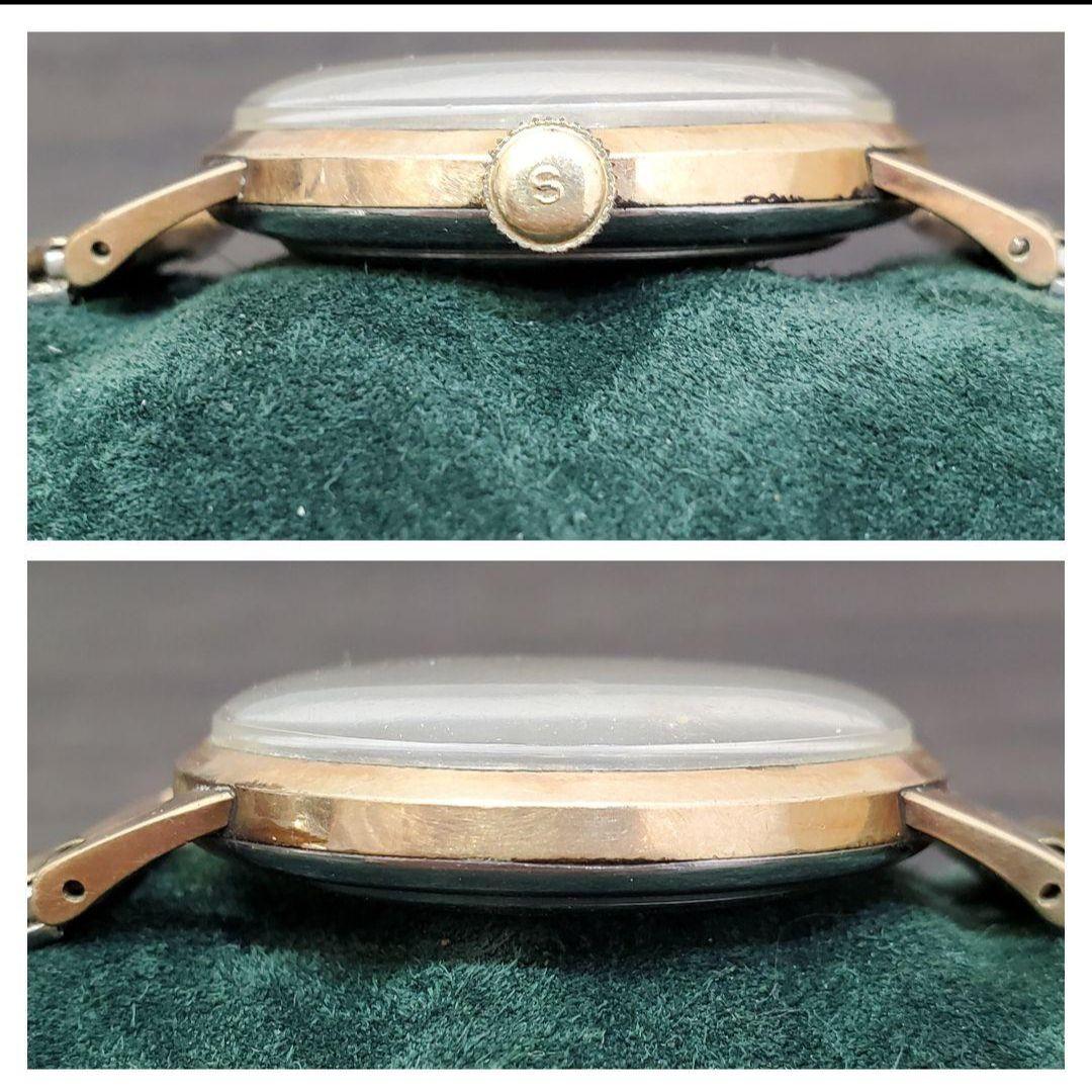 限定販売】 値下げ オールド セイコー スモセコ 手巻き 14KGF ref