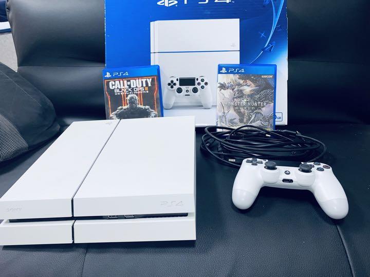 進化版 PS4 グレイシャー・ホワイト 500GB CUH-120 -