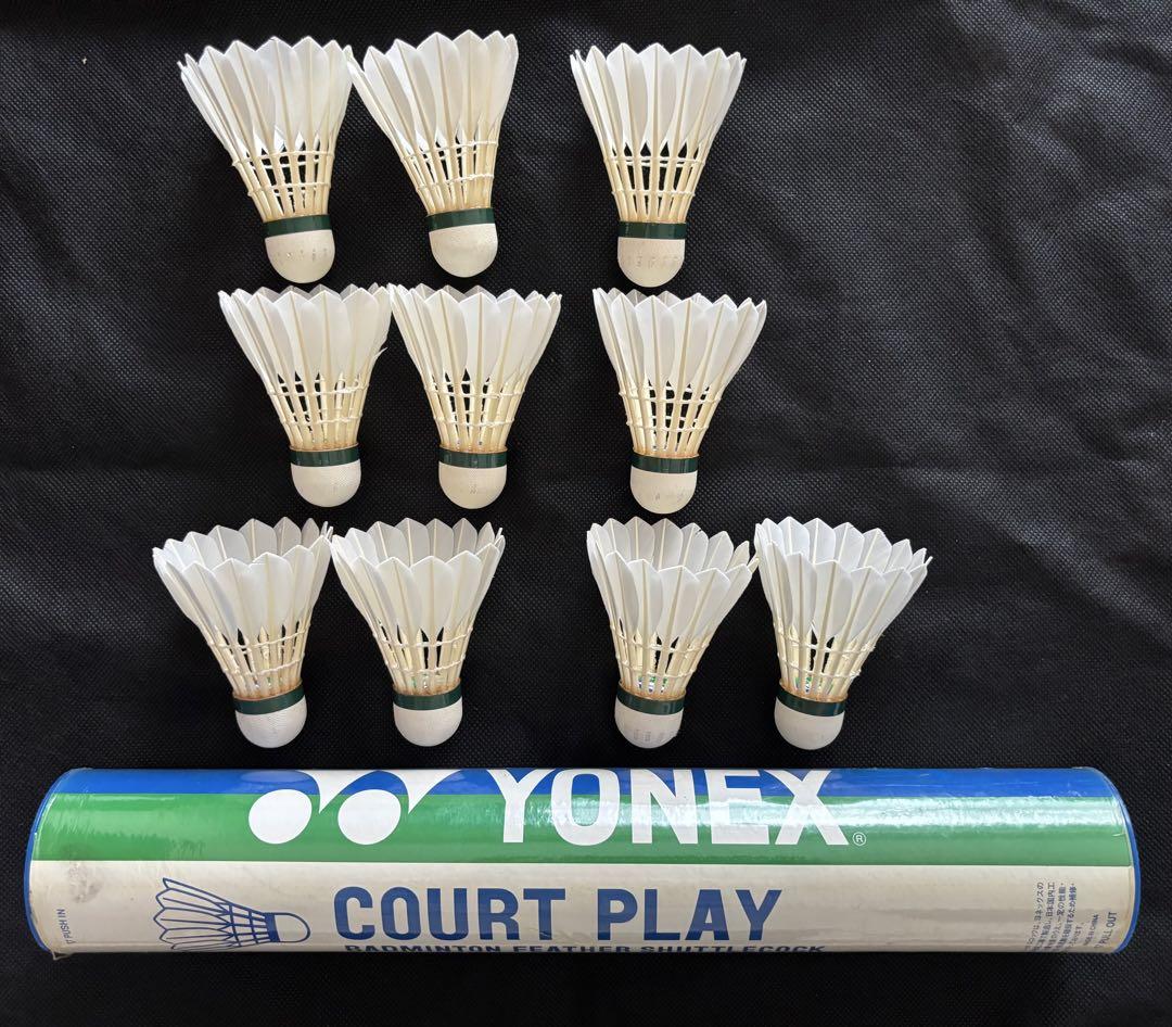 YONEX バドミントン フェザーシャトルコック 10個入り YONEX バドミントン フェザーシャトルコック 10個入り シャトル