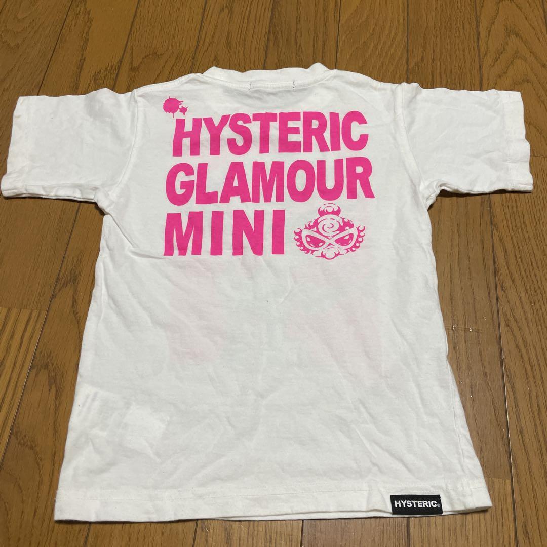 Hysteric Mini◇Tシャツ/105CM/コットン/WHT/総柄/AMUSEMENT PARK/ラグラン切替/BIG｜ファッション