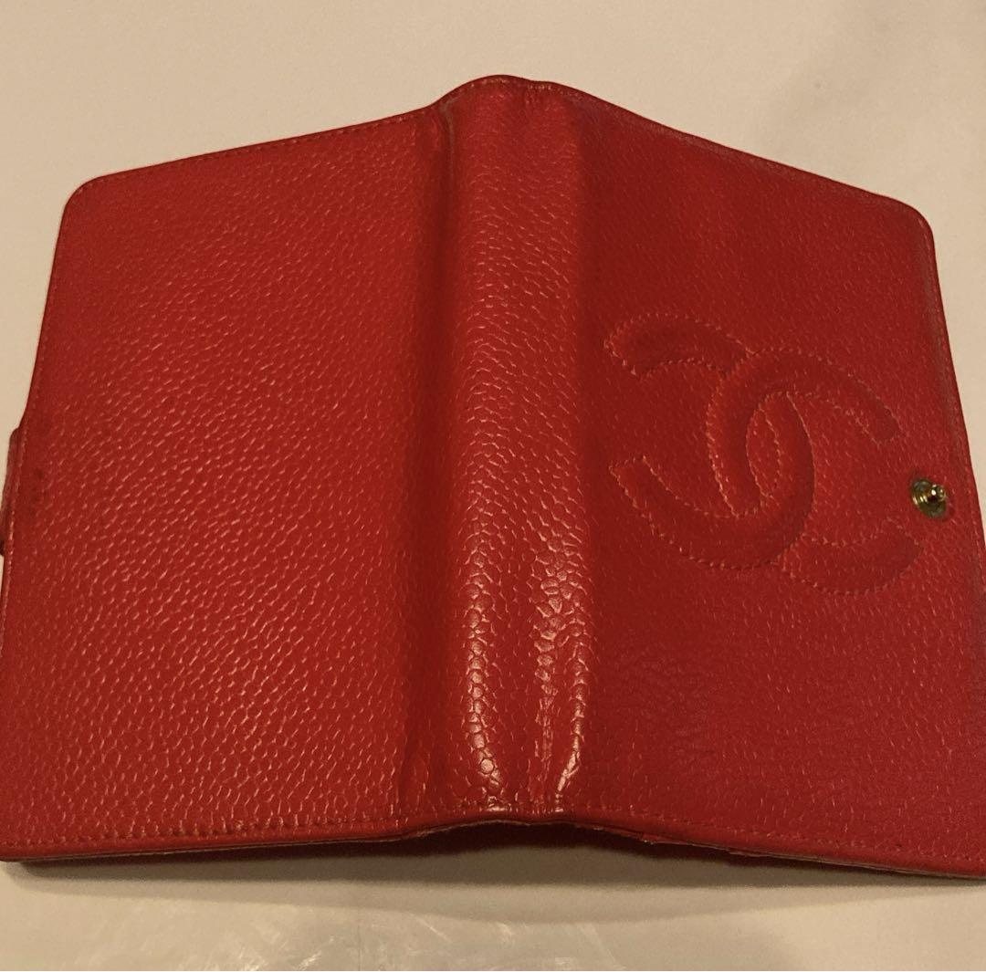 美品✨️レア商品✨CHANEL 赤色 スケジュール帳✨️ハートCHANEL