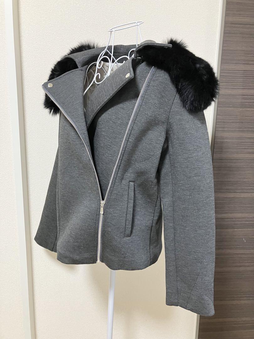 美品　Sov. ダンボールカット＋FOXファー　ライダースジャケット
