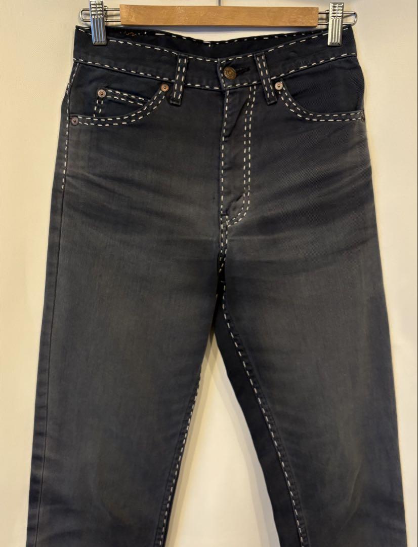 90s Levi's 606 カスタムステッチ テーパードデニムパンツ W27