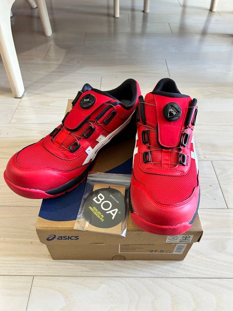 アシックス asics 安全靴 WINJOB CP209 BOA 27.5cm27.5cm・asics