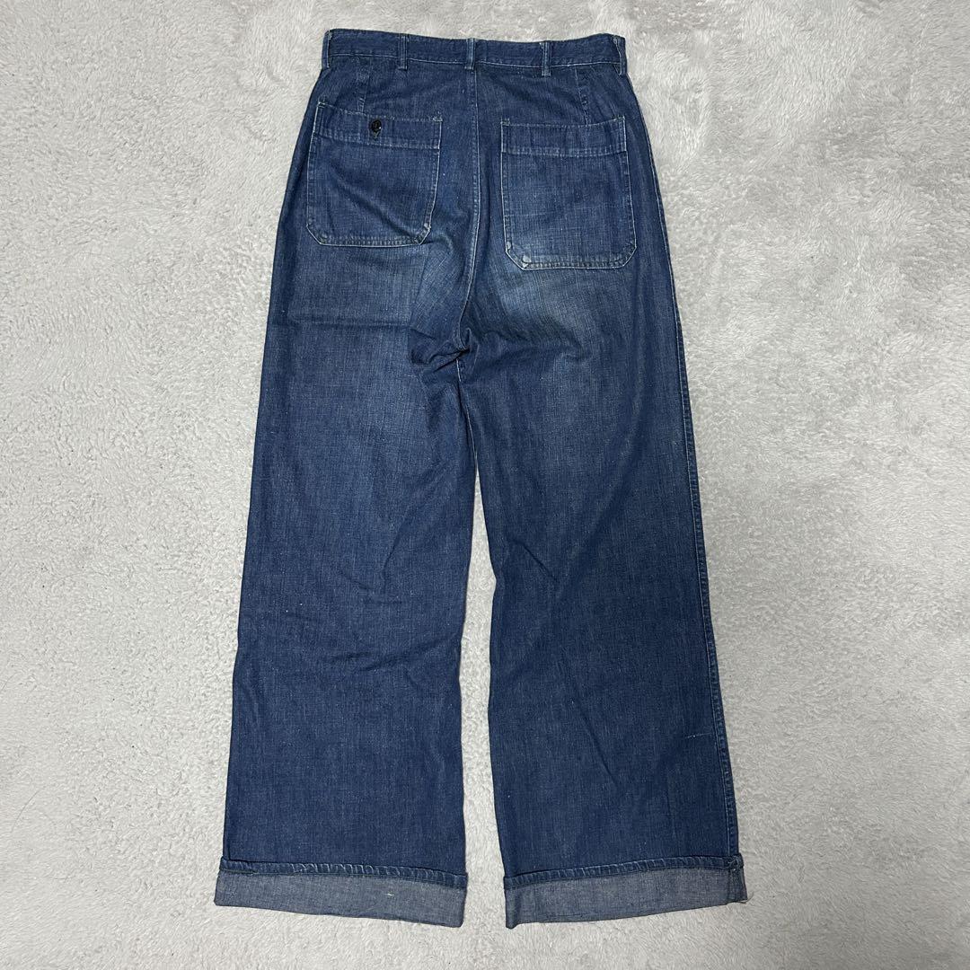 special 30s~40s usnavy denim 実物　巻きパン
