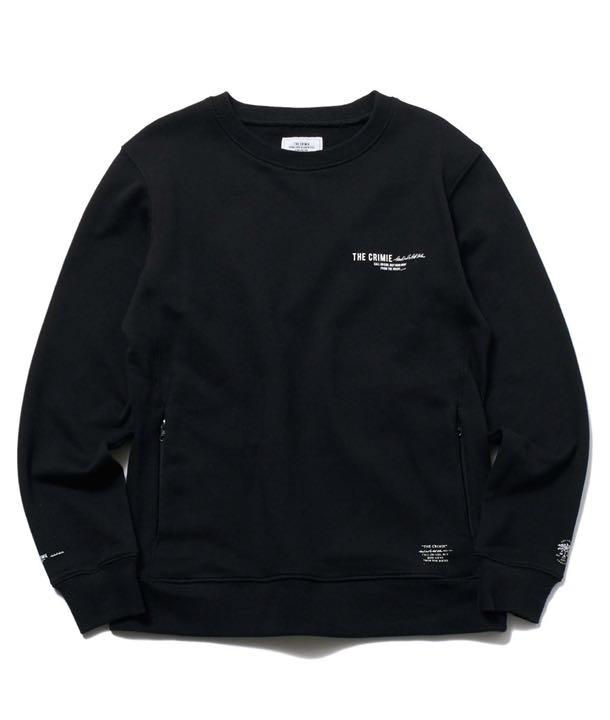 新品SALE 激レア美品 クライミー SWEAT CREW NECK サイズL ブラック oaI1O-m41090292759 得価NEW