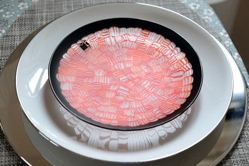 ベネチアンガラス ベネチアングラス ミルフィオリ プレート 舩木倭帆 江上冨士子