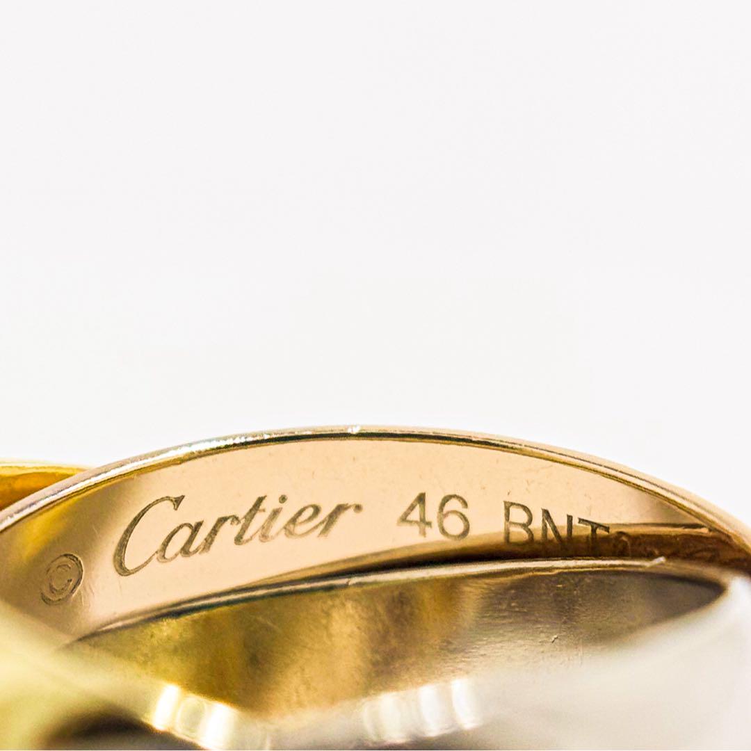 ⚪︎Cartier カルティエ トリニティ リング ロゴ 750 K18 6.9g