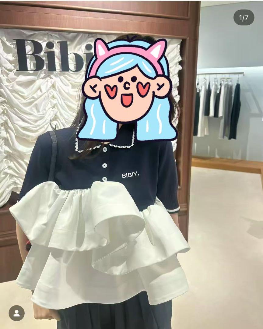 Bibiy GINZA SIX限定 ロージーペプラムトップ