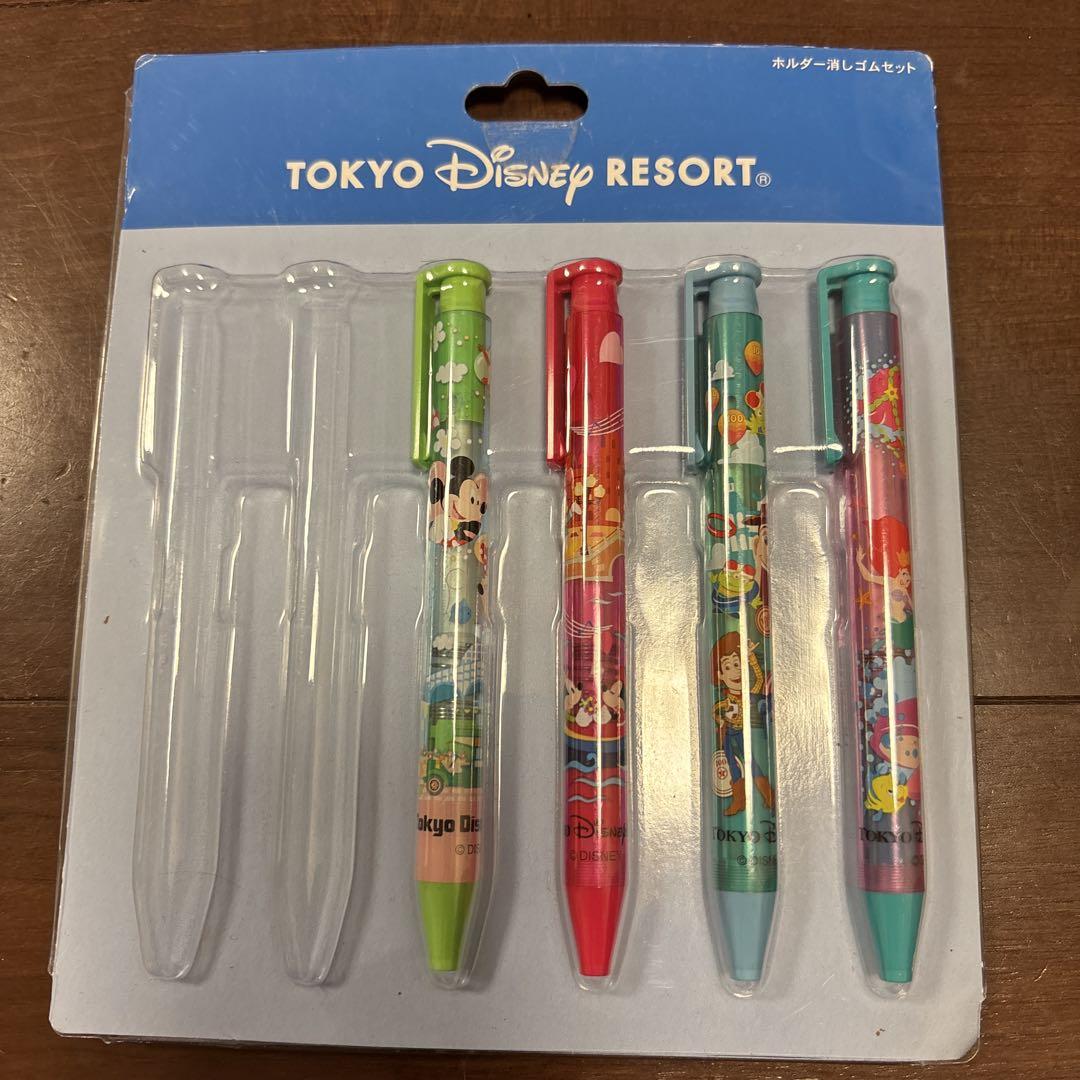 ディズニー消しゴム4本セットミッキーミニーアリエルトイストーリー