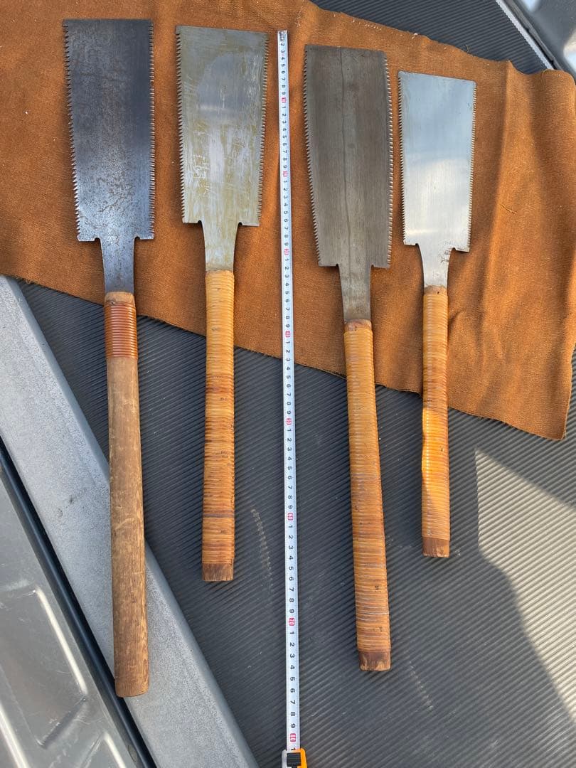 竹挽のこぎり 4本 木挽鋸 木挽き 鋸 のこぎり 大鋸 山師道具 大工道具 1,729円