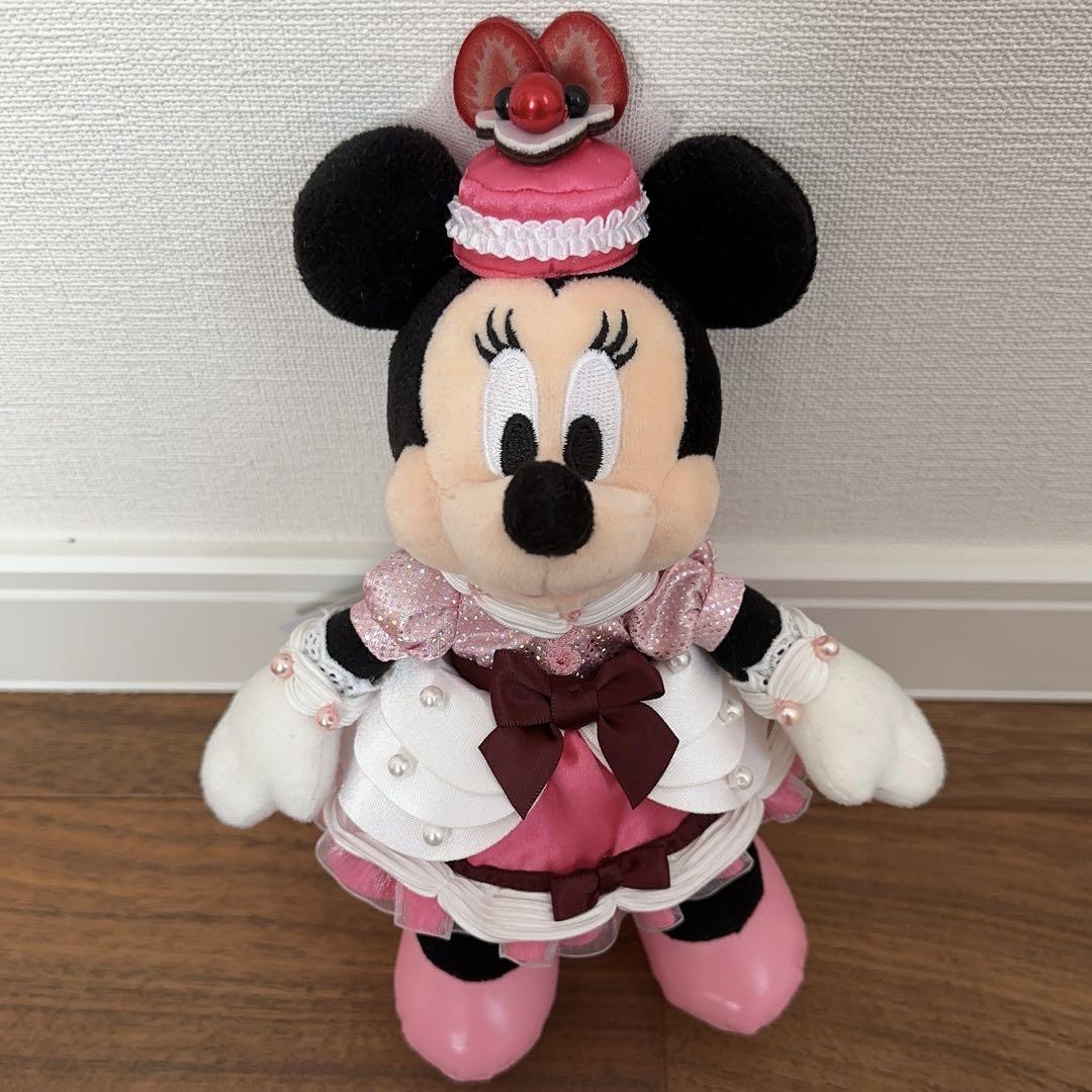 【販売終了品】トータリーミニーマウス テーブルイズウェイティングぬいぐるみバッジ ディズニー トータリーミニーマウス テーブルイズウェイティング