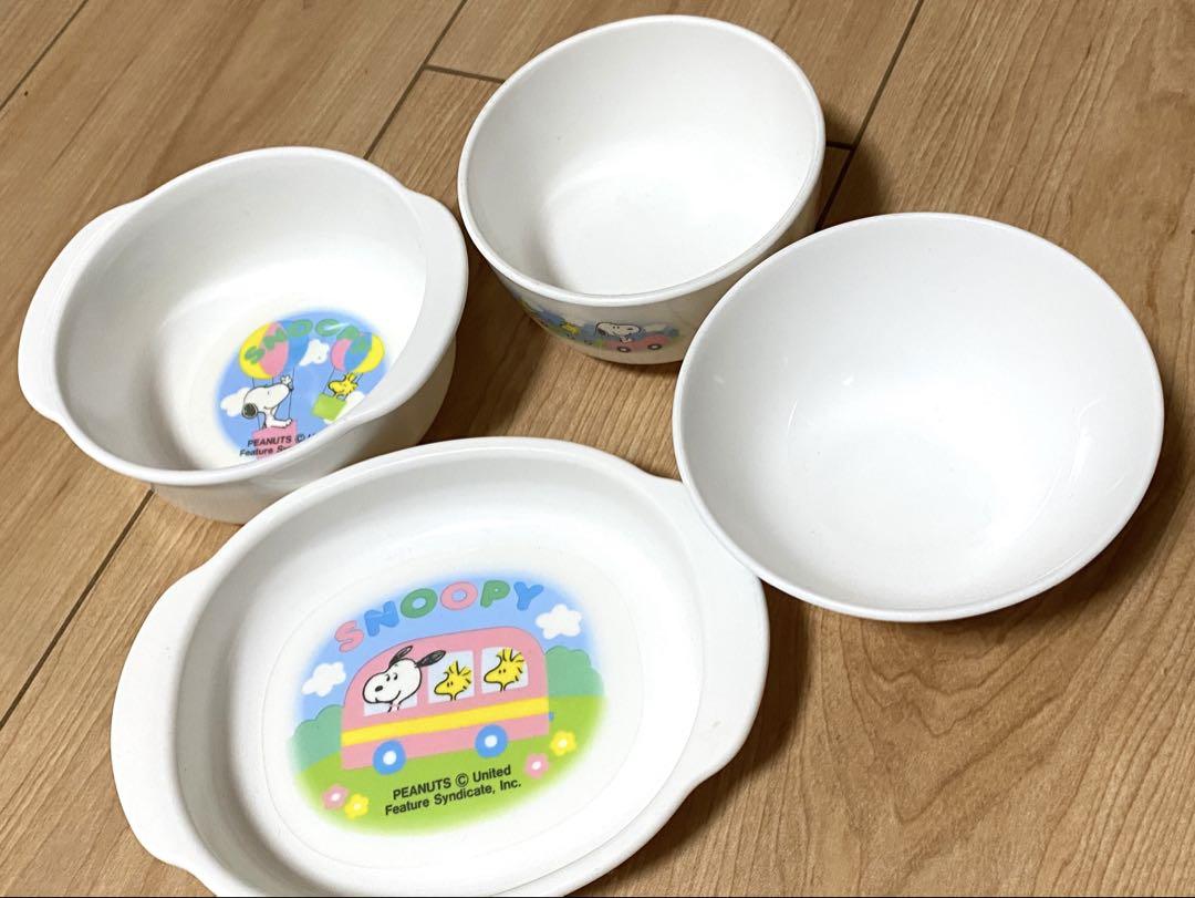 リッチェル SNOOPY 子ども用食器セット 4点