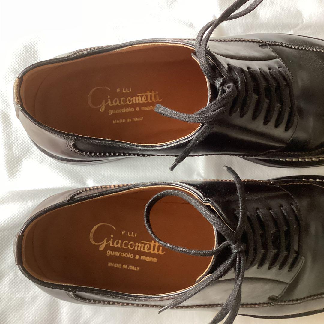 【 F.lli Giacometti  コードバン Wチップシューズ 】未使用品