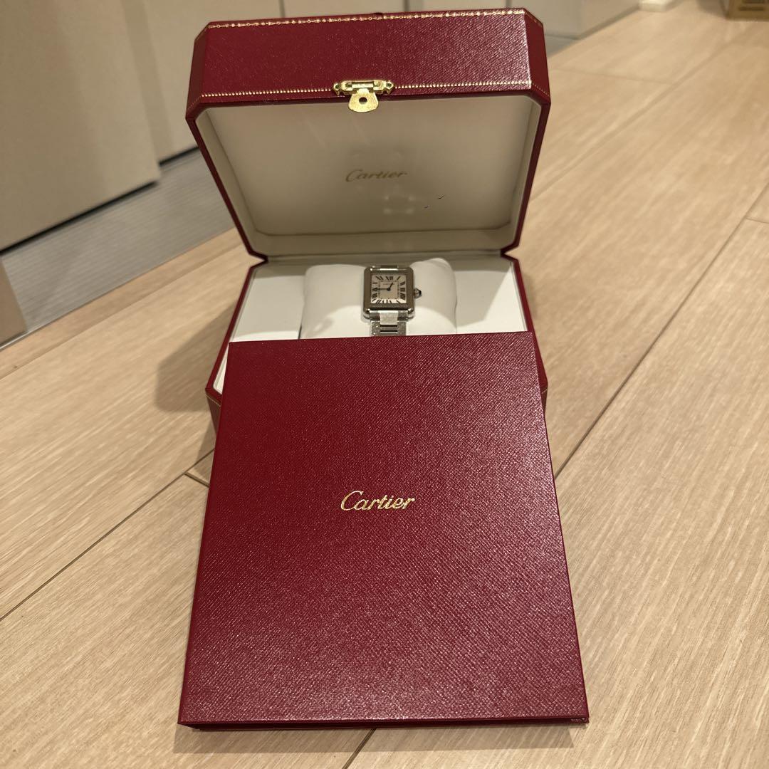 Cartier クォーツ時計 シルバー