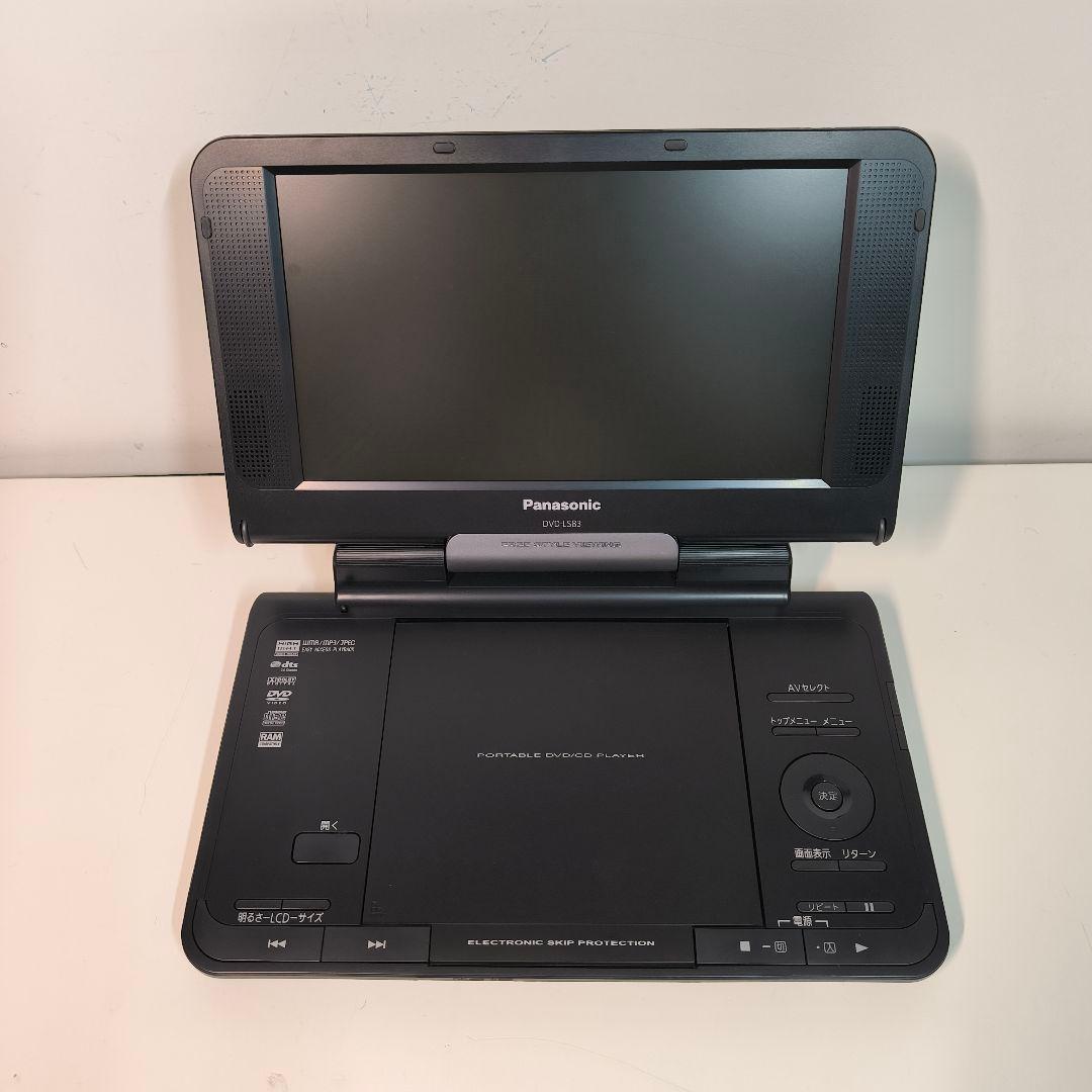 Panasonic ポータブル DVD-RAM対応 DVDプレーヤー DVD-PS3 OP カーDCアダプター DY-DC95付 Panasonic ポータブルプレーヤー DVD−LX97 RAMも再生可能 3210B