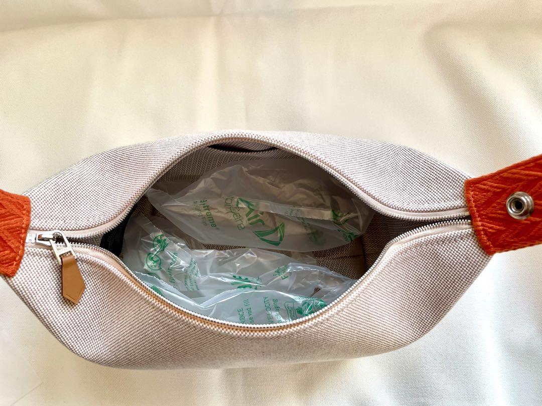 【新品未使用】HERMES エルメス　ブリッドアブラックPM オレンジ　ジグザグ