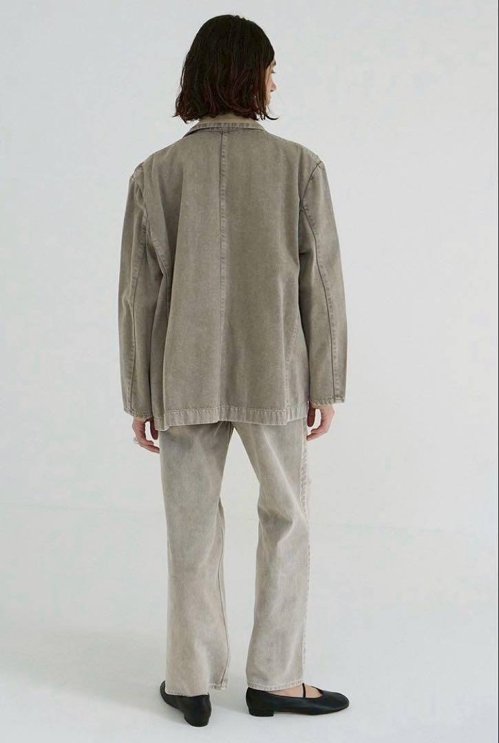 CLANE クラネ　SLASH CUT DENIM PANTS
