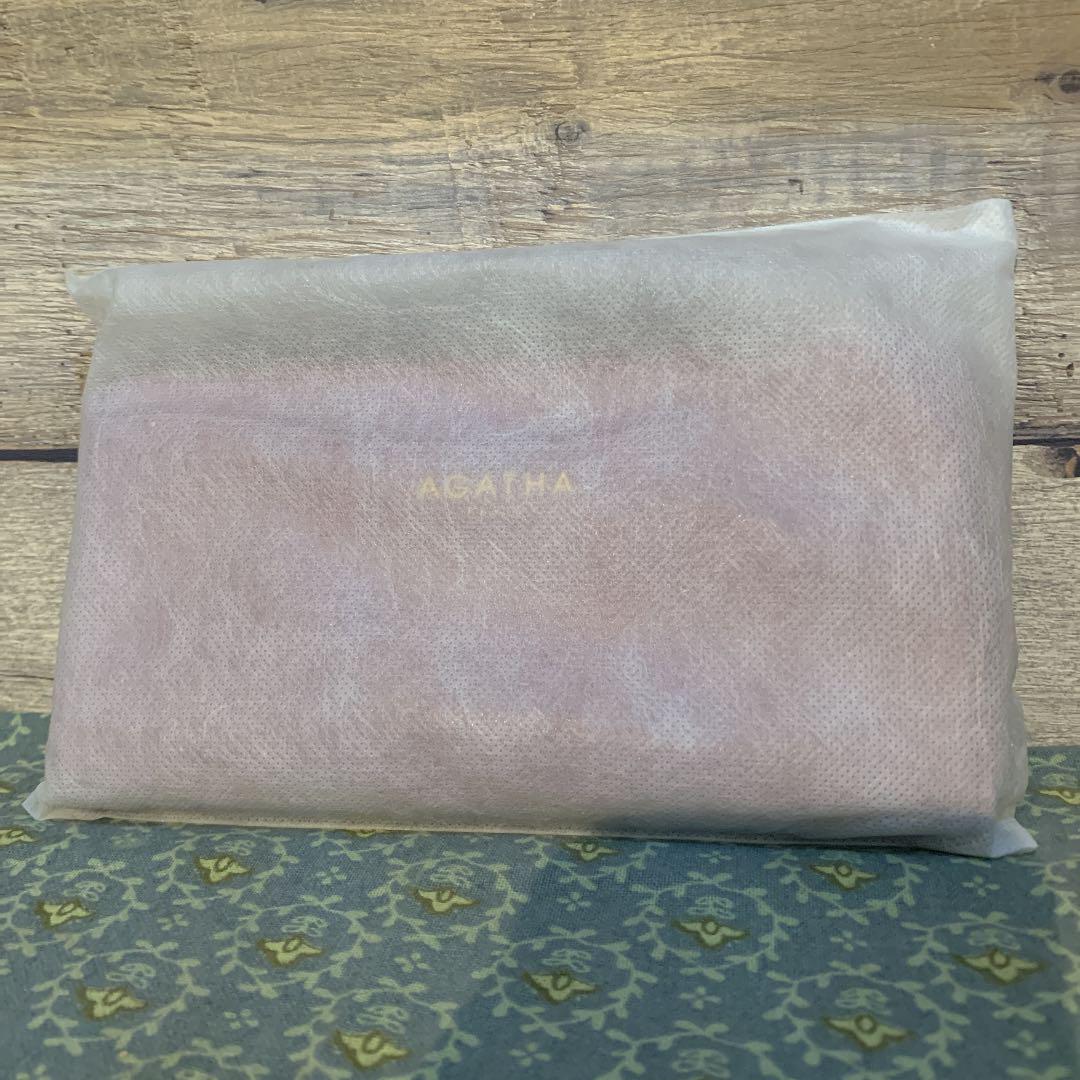 アガタ⒵ AGATHA 長財布 ピンク 6iYUR-m41111195738 PARIS イタリタンレザー っぱい