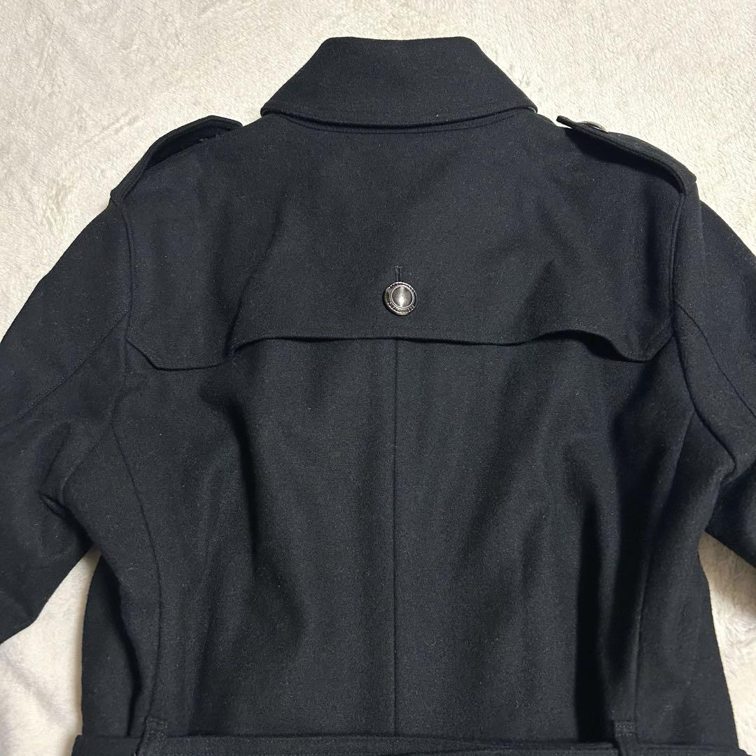 【美品】ブラックレーベル クレストブリッジ ナポレオンコート カシミア混 希少