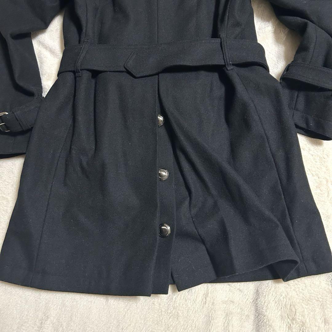【美品】ブラックレーベル クレストブリッジ ナポレオンコート カシミア混 希少