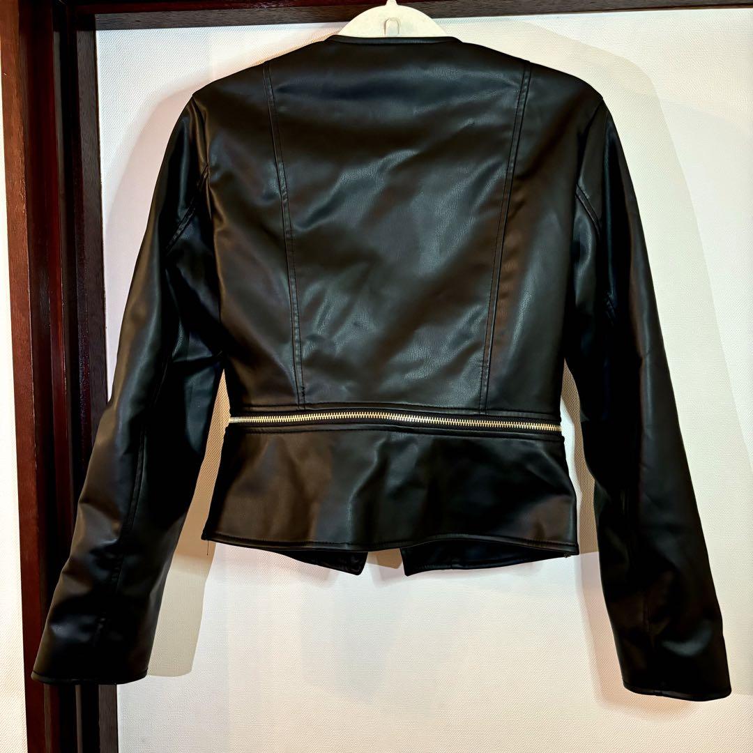 ☆新品☆ ZARA ザラ 2way レザージャケット S - メルカリ