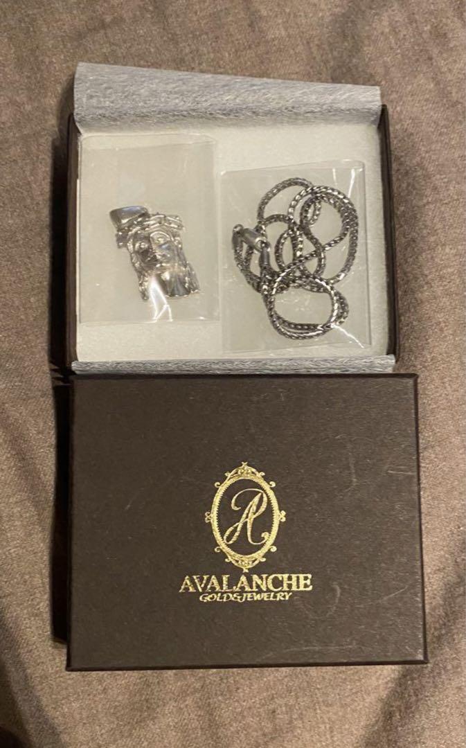 AVALANCHE シルバー 925 ネックレス&トップキリストジーザス45cm