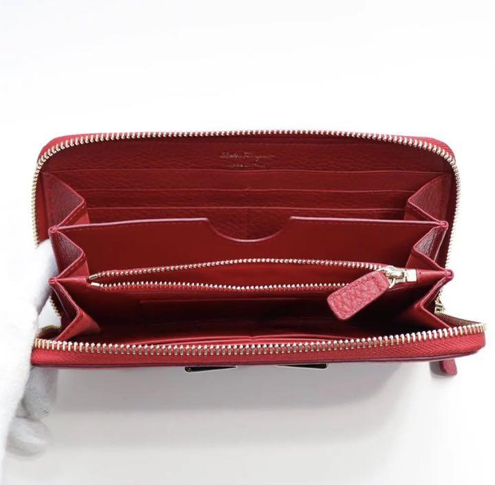 高い品質 フェラガモ レッド リップスティック じゃばら tSzKx-m41119485333 財布 長財布 ラウンドファスナー 新品100%新品