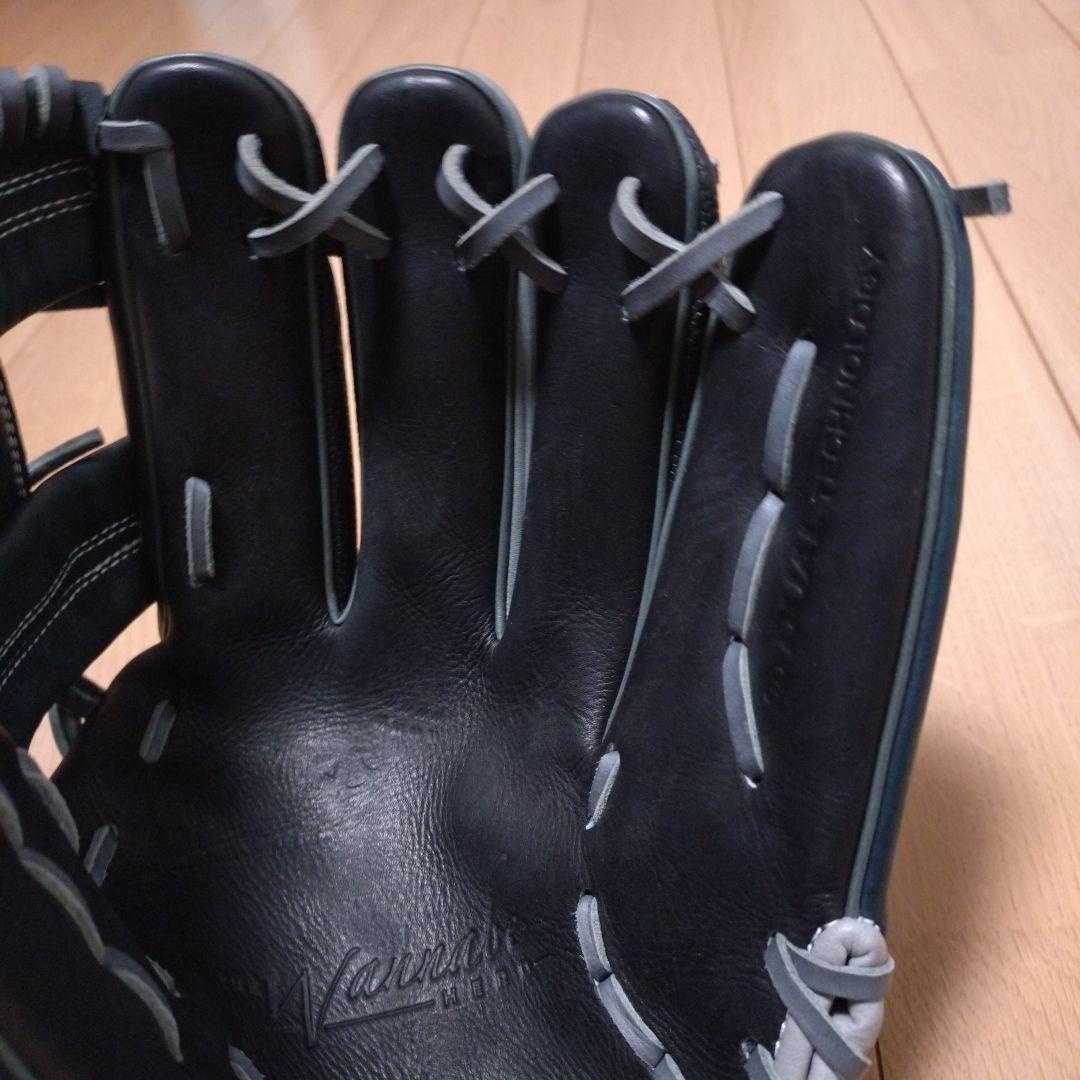 Wilson美品 軟式野球グローブ 黒/グレー