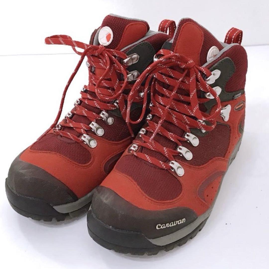 美品✨キャラバン 登山靴 トレッキングシューズ GORE-TEX 22.5cm