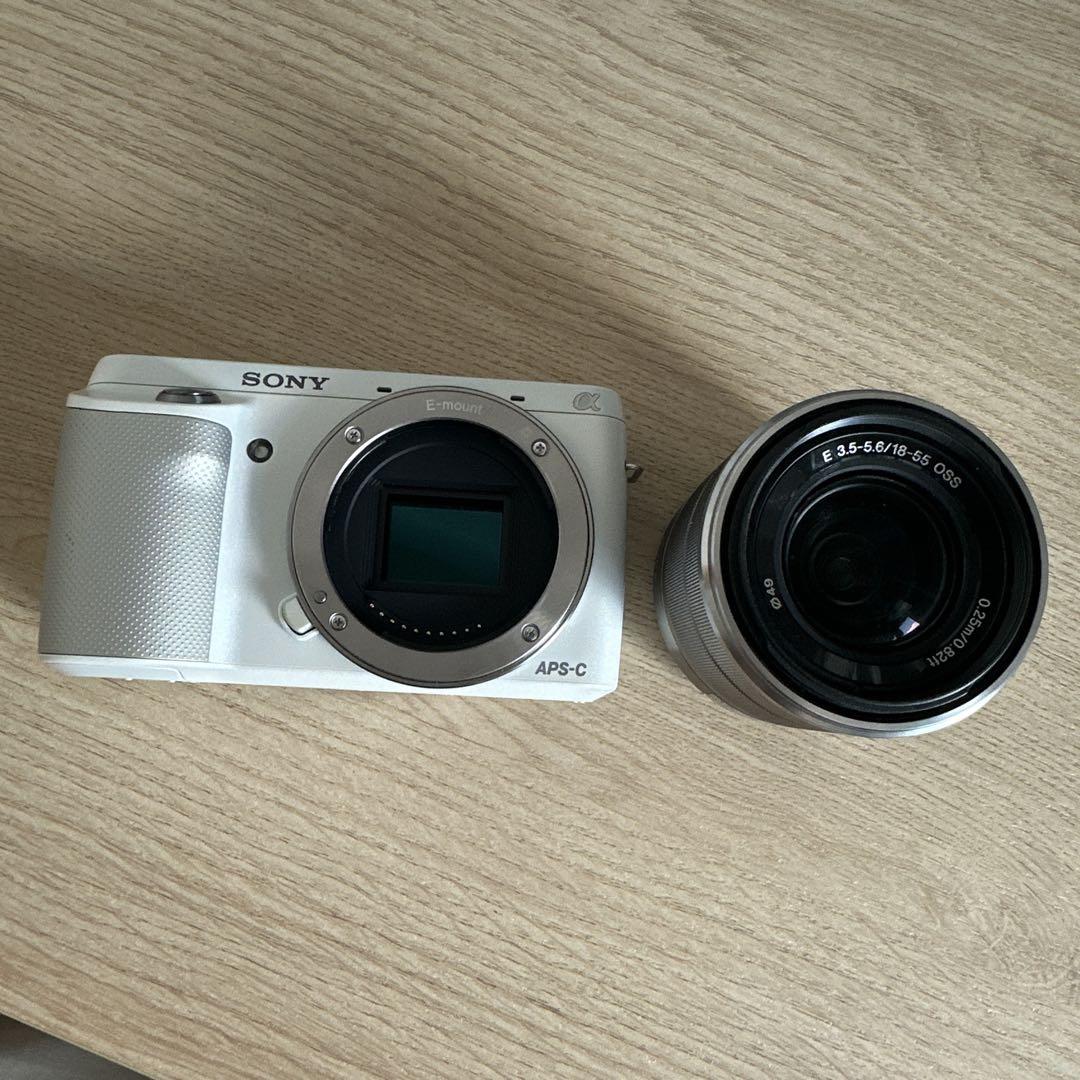 SONY NEX-F3 ミラーレス一眼 ホワイト - メルカリ