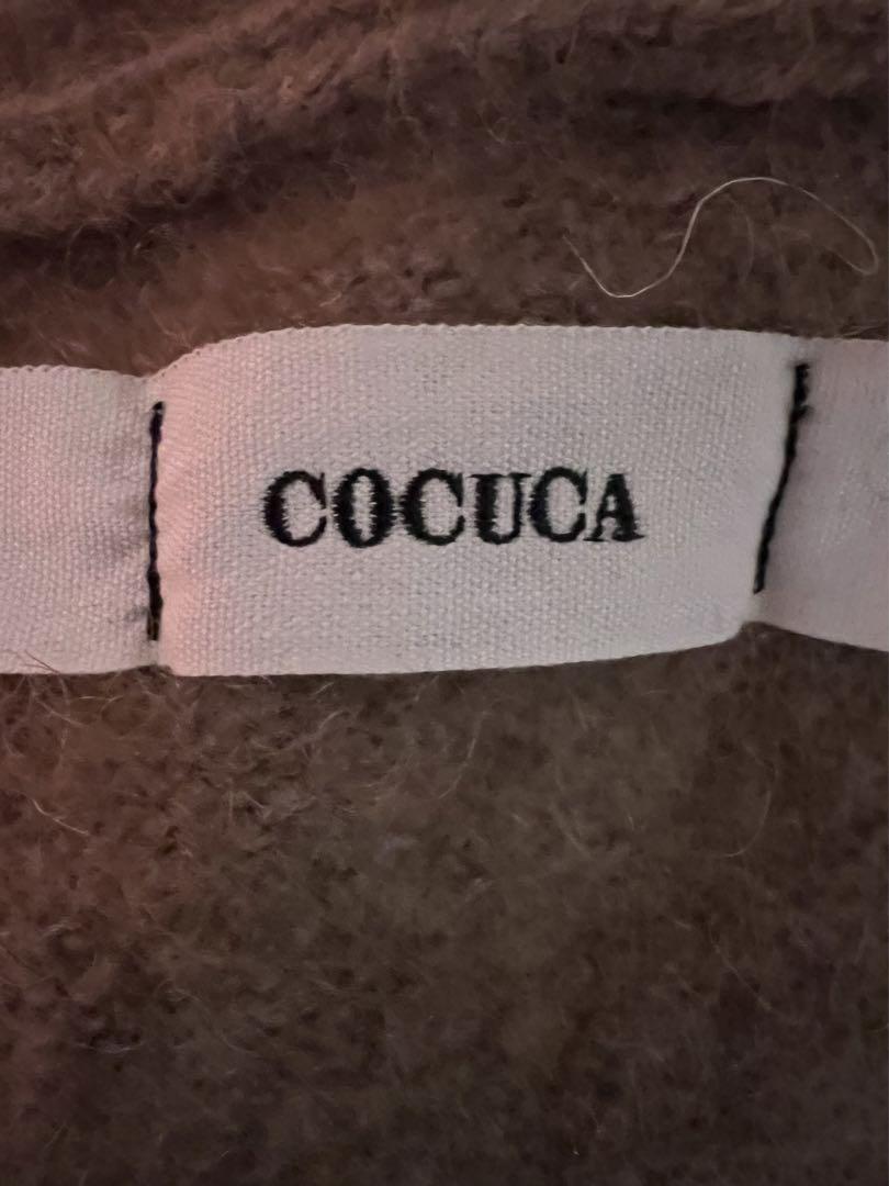 COCUCAカシミア混カーディガン
