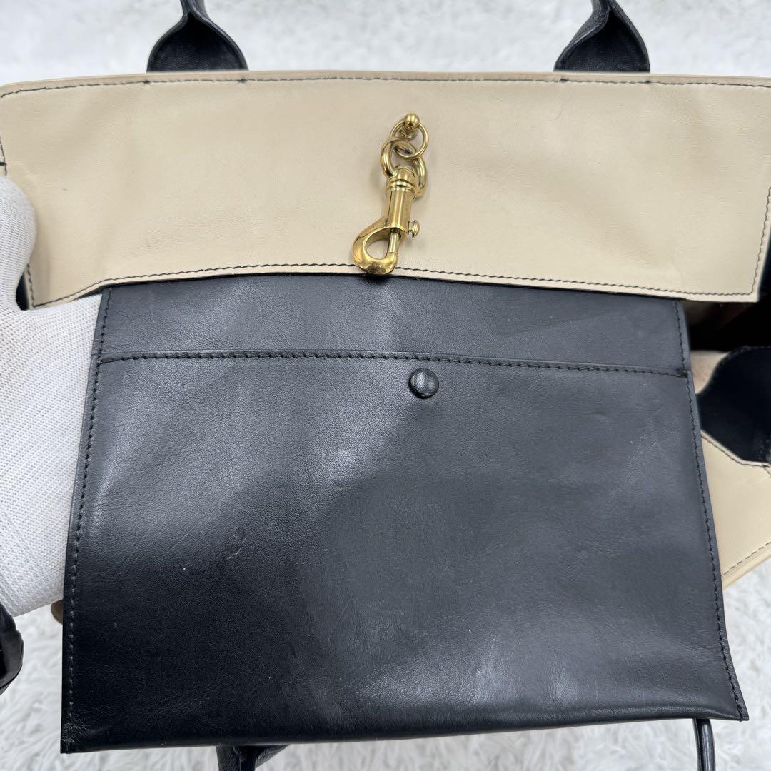 美品 クロエ アリソン レザー トートバッグ ハンドバッグ