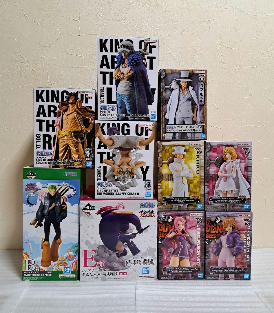 ワンピースフィギュアまとめ売り 一番くじ キングオブアーティスト など10体