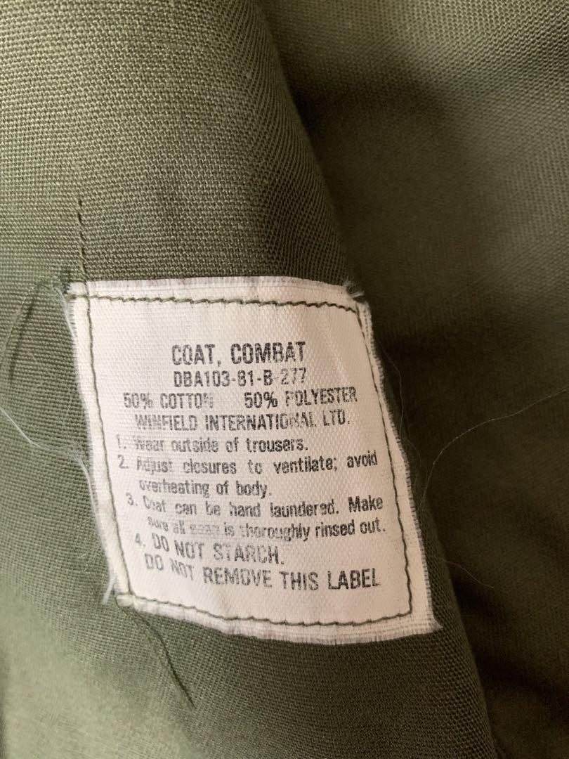 BDU ジャケット 米軍　ノンリップ 美品