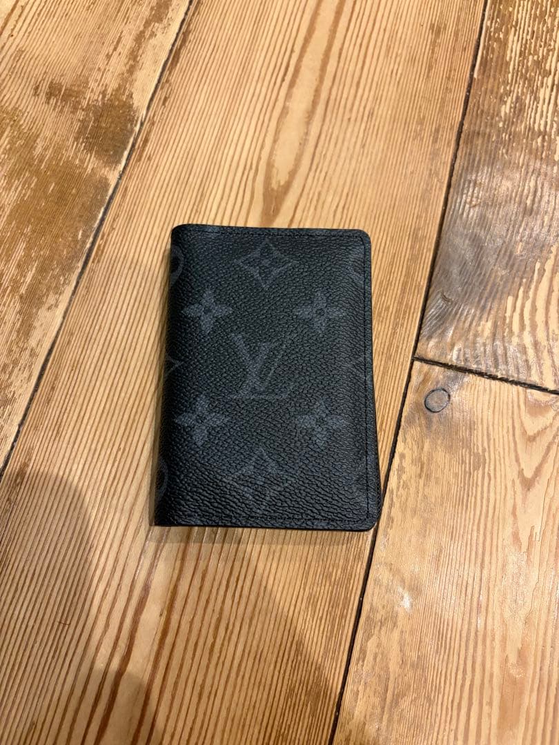 Louis Vuitton ブラック モノグラム カードケースLOUIS VUITTON