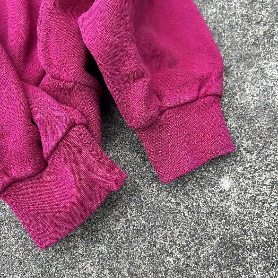 90s ラグランスウェット usa古着 vintage 短丈 60s復刻 無地