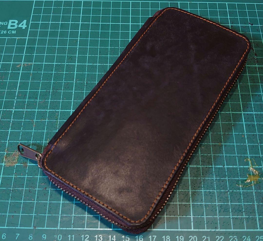 【4本挿】ハンドメイド　プエブロブラック　ラウンドジップ　ペンケース 4本挿】ハンドメイド プエブロ ブラック ラウンドジップペン
