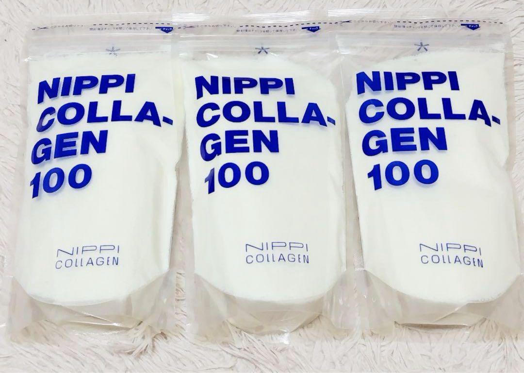 ニッピ コラーゲン100　未開封3袋セット　賞味期限26.10 新品未開封】ニッピコラーゲン100(フィッシュタイプ) 110g×3袋