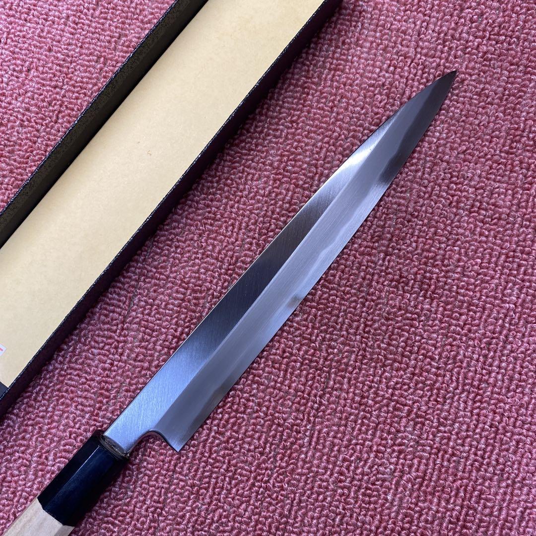 青二鋼　柳刃包丁　210㎜ ７寸