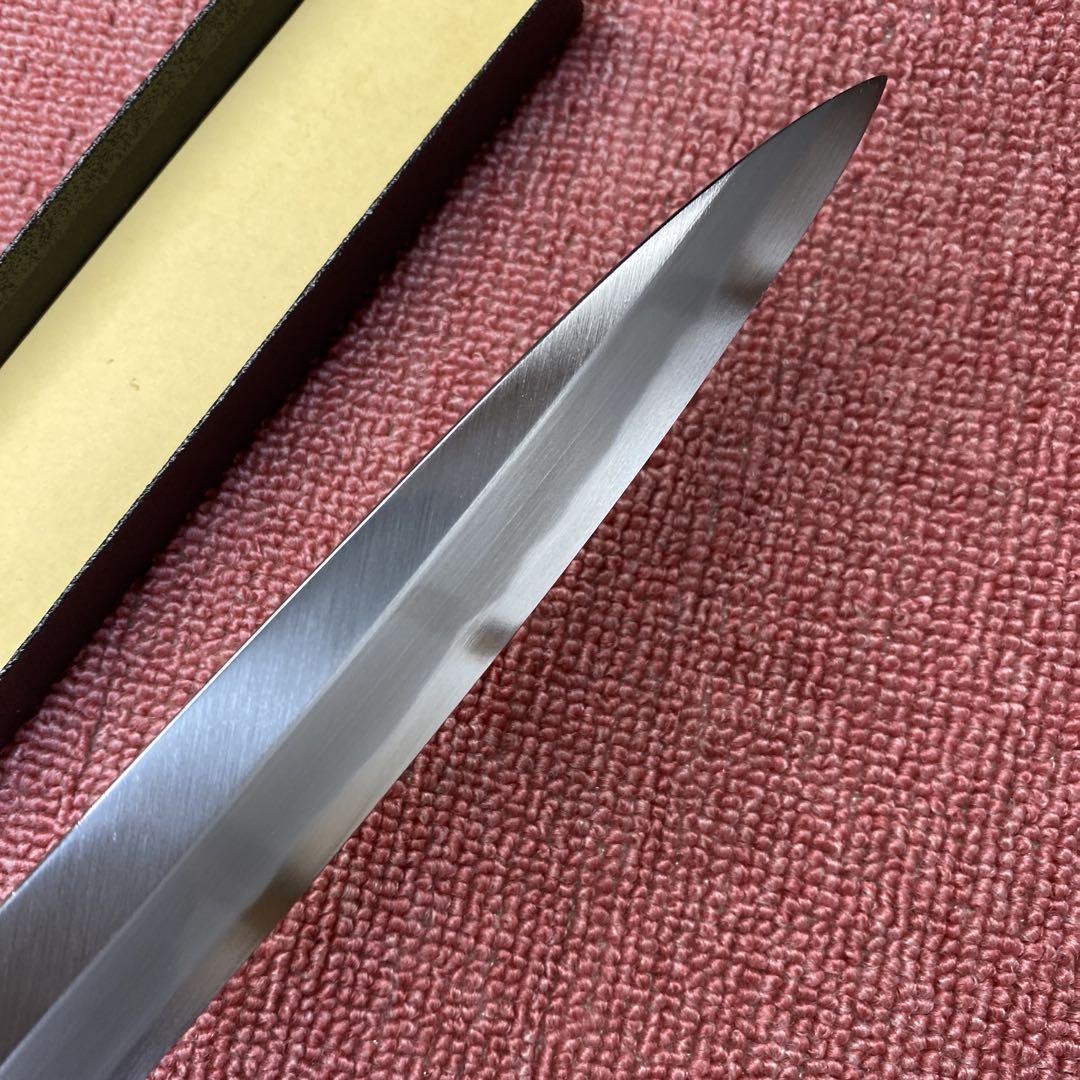 青二鋼　柳刃包丁　210㎜ ７寸