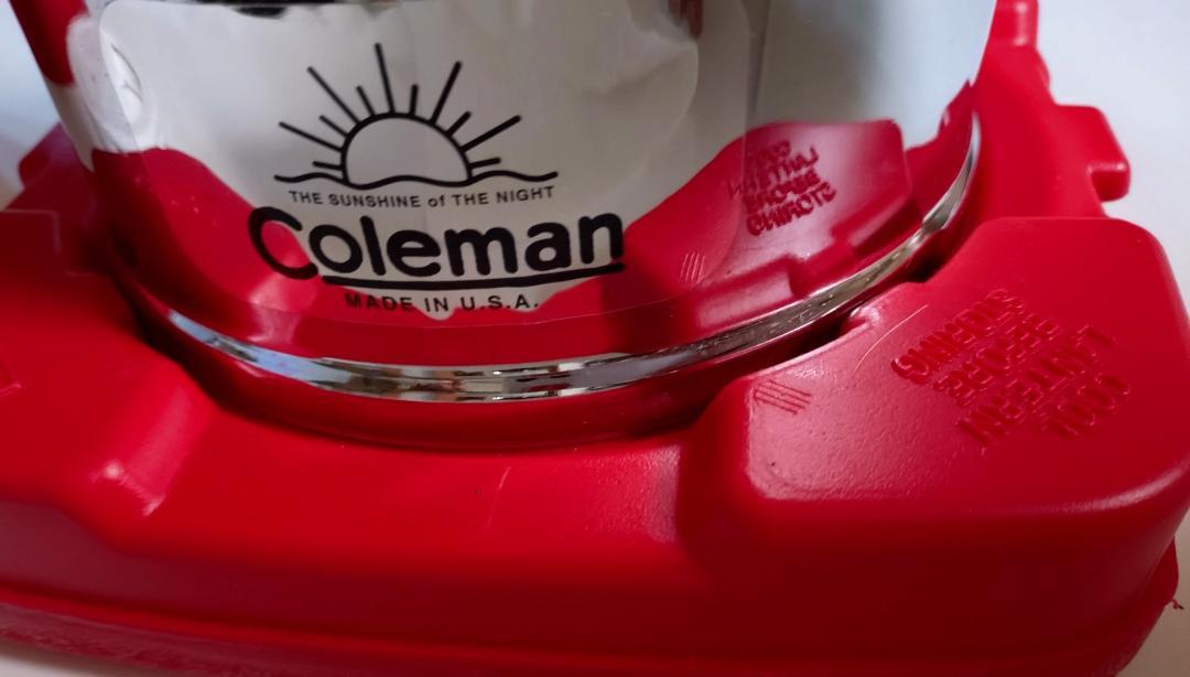 Coleman 635 ランタン グリーン/ケース付